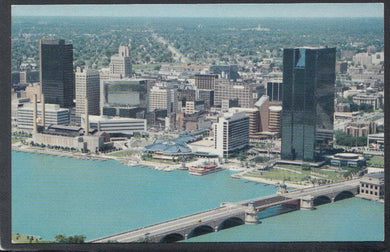 America Postcard - Aerial View of Downtown Toledo, Ohio - Mo’s Postcards 