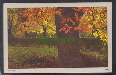 Nature Postcard - Countryside in October - Trees - Mo’s Postcards 