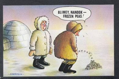 Comic Postcard - Weather / Cold / Igloo / Eskimo / Frozen Pee - Fitzpatrick - Mo’s Postcards 