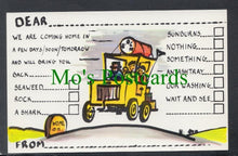 Load image into Gallery viewer, Greetings Postcard - Holiday Message Tickacard
