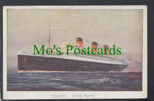 Load image into Gallery viewer, Shipping Postcard - Paquebot "Ile De France"