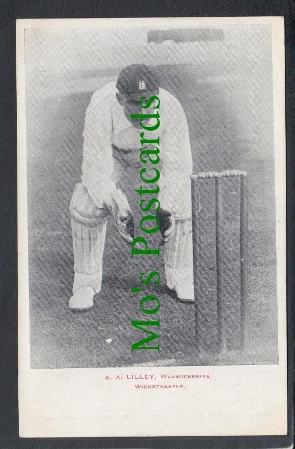 Sports Postcard - Cricket - A.A.Lilley, Warwickshire