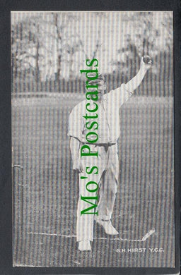 Sports Postcard - Cricket - G.H.Hirst Y.C.C