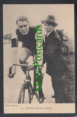 Sports Postcard - Cycling - Bailey Sprinter Anglais