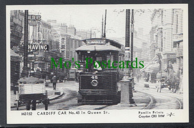 Cardiff Tram Car No.45 in Queen Street