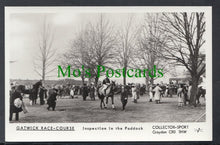Load image into Gallery viewer, Horse Racing Postcard - Gatwick Race Course