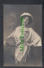 Load image into Gallery viewer, Glamour Postcard - Lady With a Tambourine