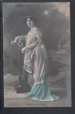 Glamour Postcard - Martha De Villers, Actress?