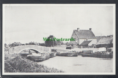 Suffolk Postcard - Anchor Wharf, Nayland 1905 (Repro) - Mo’s Postcards 