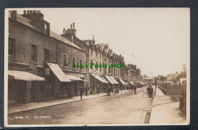 Scotland Postcard - Bank Street, Galashiels, 1924 - Mo’s Postcards 
