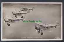 Load image into Gallery viewer, Aviation - Gloster Aircraft in Formation - Mo’s Postcards 
