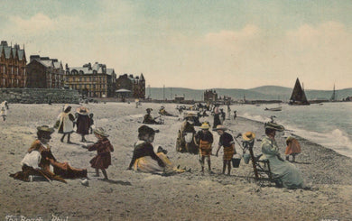 Wales Postcard - The Beach, Rhyl, 1907 - Mo’s Postcards 