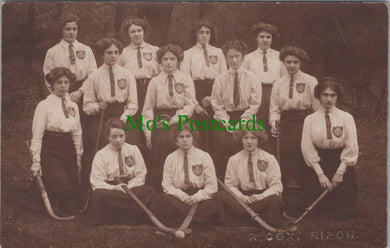 Sports Postcard - Yorkshire Ladies Hockey Team