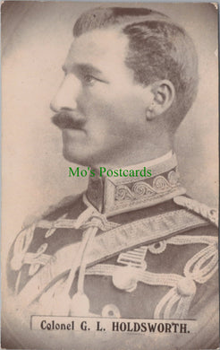Military Postcard - Colonel G.L.Holdsworth