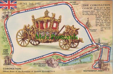 Royalty Postcard - The Coronation Coach