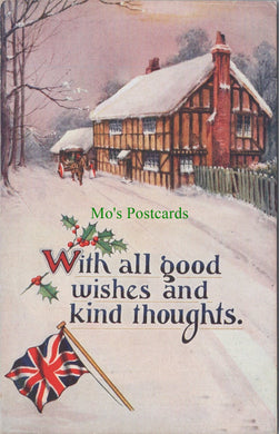 Christmas Greetings - With All Good Wishes and Kind Thoughts 