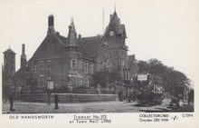 Load image into Gallery viewer, Warwickshire Postcard - Old Handsworth - Tramcar No 172 at Town Hall c1905 - Mo’s Postcards 
