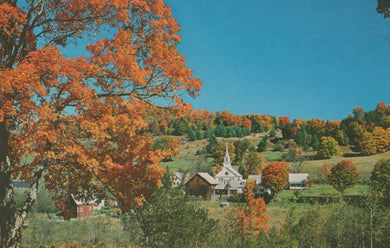 America Postcard - The Village of Waits River, Vermont - Mo’s Postcards 