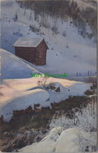 Load image into Gallery viewer, Nature Postcard - Wooden Hut in The Snow
