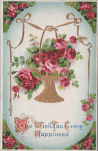 Load image into Gallery viewer, Greetings Postcard - To Wish You Every Happiness