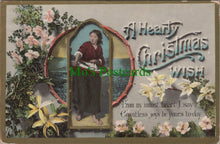 Load image into Gallery viewer, Greetings Postcard - A Hearty Christmas Wish