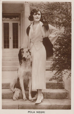 Actress Postcard - Polish Stage and Film Actress Pola Negri - Mo’s Postcards 