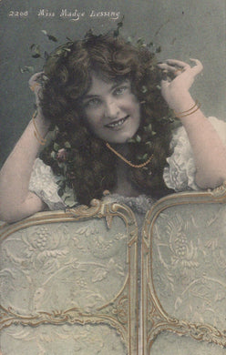 Actress Postcard - Miss Madge Lessing, 1906 - Mo’s Postcards 