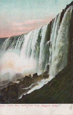 America Postcard - Horse Shoe Falls From Below, Niagara Falls - Mo’s Postcards 