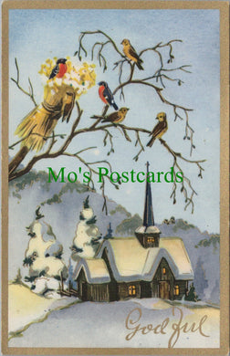 Greetings Postcard - God Jul / Merry Christmas