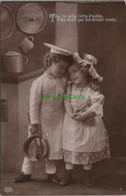 Load image into Gallery viewer, Two Children Dressed Up For Cooking