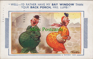 Comic Postcard - People / Fat / Large
