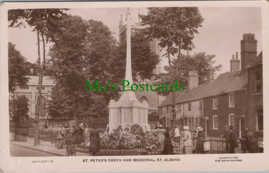 St Peter's Green and Memorial, St Albans, Hertfordshire