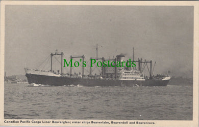 Shipping Postcard - Canadian Pacific Cargo Liner Beaverglen
