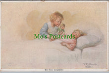 Load image into Gallery viewer, Children Postcard - Child Sleeping in Bed
