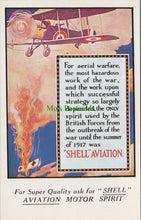 Load image into Gallery viewer, Aviation Postcard - "Shell" Aviation Advertisement
