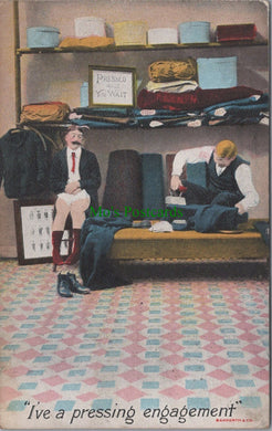 Comic Postcard - Clothes / Tailors / Suits