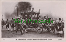 Load image into Gallery viewer, T.M.King George &amp; Queen Mary in Coronation Coach
