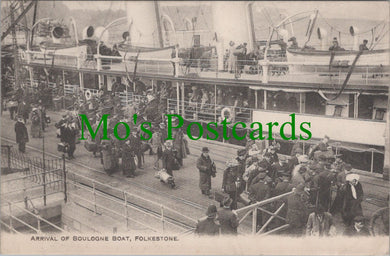 Arrival of Boulogne Boat, Folkestone, Kent