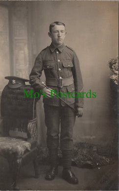 Military Postcard - British Soldier G.Carrall