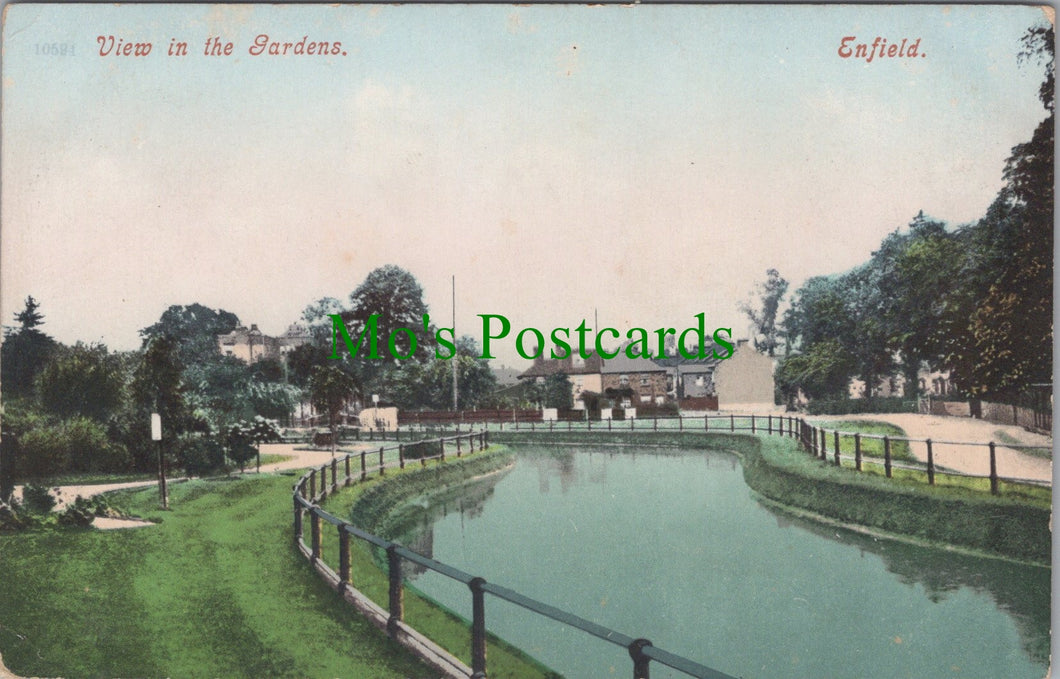View In The Gardens, Enfield, Middlesex