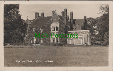 Unlocated Postcard - The Rectory, Bennington
