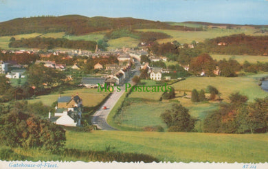 Scotland Postcard - View of Gatehouse-of-Fleet - Mo’s Postcards 