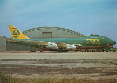 Aviation Postcard - Boeing 747-123F TMA of Lebanon Aeroplane - Mo’s Postcards 