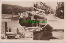 Load image into Gallery viewer, Cumbria Postcard - Greetings From Workington  DC1258
