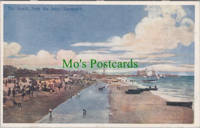 Norfolk Postcard - Great Yarmouth Beach From The Jetty  DC1280