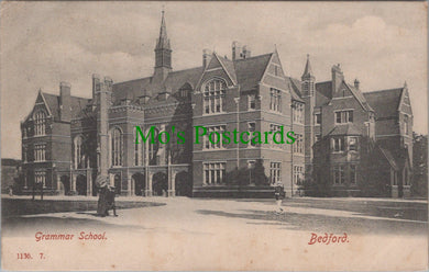 Bedfordshire Postcard - Bedford Grammar School   DC1218