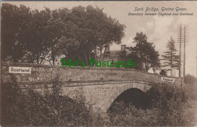 Scotland Postcard - Gretna Green, Sark Bridge  DC1224