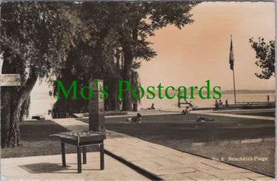 Switzerland Postcard - Neuchatel Plage SW11838