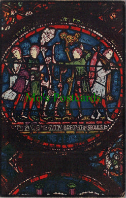 Kent Postcard - Canterbury Cathedral, 13th Century Miracle Glass  SW11846