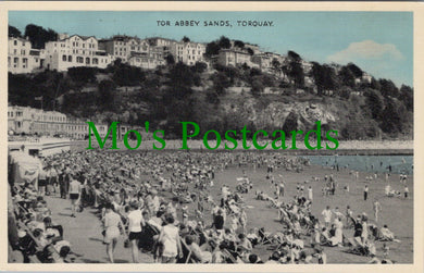 Devon Postcard - Tor Abbey Sands, Torquay SW11850